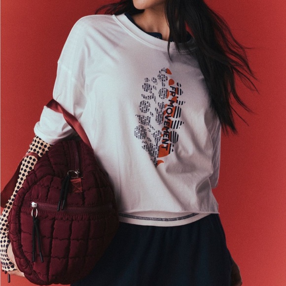 FP Movement by Free People Tops - Free People Movement Inspire Buti Logo Tee NWT
